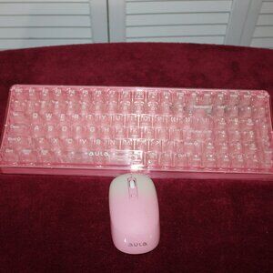 AC210 Office Keyboard & Mouse Combo - Pink